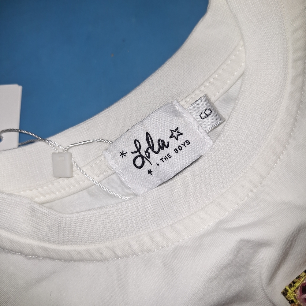 Lola + The Boys Colorful Sequin BDAY GIRL Tee - Picture 5 of 6